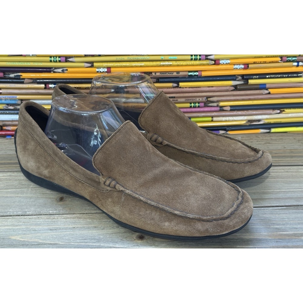 Born Watson Loafer Driving Shoes Brown Leather Preppy Slip-ons Men's 9